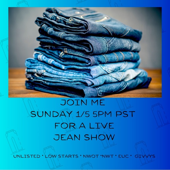 It’s another Jean show!!! Sunday January 5th 5pm PST - Picture 1 of 1